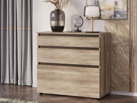 Комод КМ-01 Энигма (венге/дуб каньон) в Листвянском - listvyanskij.mebel-nsk.ru | фото