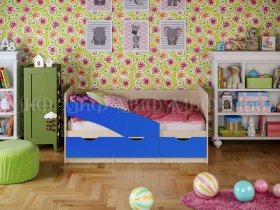 Кровать детская Бабочки 2,0 м в Листвянском - listvyanskij.mebel-nsk.ru | фото