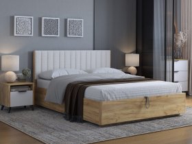 Кровать двуспальная 1,6м Юлия в Листвянском - listvyanskij.mebel-nsk.ru | фото
