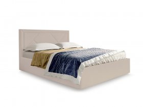 Кровать мягкая 1,6 Сиеста стандарт, вар.2 в Листвянском - listvyanskij.mebel-nsk.ru | фото