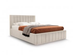 Кровать мягкая 1,6 Вена стандарт, вар.2 в Листвянском - listvyanskij.mebel-nsk.ru | фото