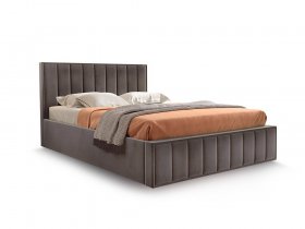 Кровать мягкая 1,6 Вена стандарт, вар.3 в Листвянском - listvyanskij.mebel-nsk.ru | фото