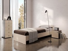 Кровать односпальная 0,9м Гиза в Листвянском - listvyanskij.mebel-nsk.ru | фото