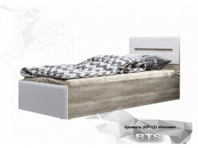 Кровать односпальная Наоми КР-12 в Листвянском - listvyanskij.mebel-nsk.ru | фото