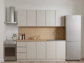 Кухонный гарнитур Мори 2,0 м (сатин) в Листвянском - listvyanskij.mebel-nsk.ru | фото