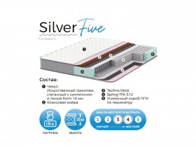 Матрас Silver Five в Листвянском - listvyanskij.mebel-nsk.ru | фото