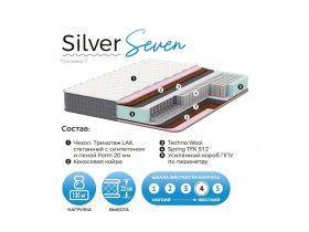 Матрас Silver Seven в Листвянском - listvyanskij.mebel-nsk.ru | фото