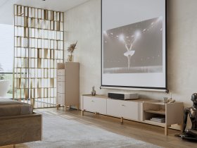 Модульная гостиная Одетта (дуб эндгрей/меланж) в Листвянском - listvyanskij.mebel-nsk.ru | фото