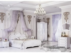 Модульная спальня «Филадельфия» в Листвянском - listvyanskij.mebel-nsk.ru | фото