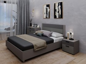 Модульная спальня Лион в Листвянском - listvyanskij.mebel-nsk.ru | фото