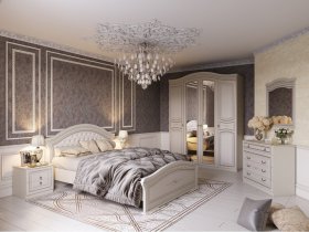 Модульная спальня Николь (Мебельград) в Листвянском - listvyanskij.mebel-nsk.ru | фото