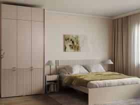 Модульная спальня Орма (МДФ) в Листвянском - listvyanskij.mebel-nsk.ru | фото