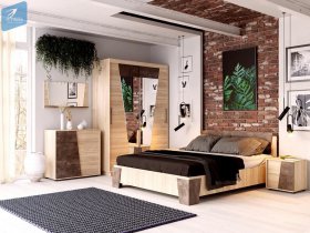 Модульная спальня Санремо в Листвянском - listvyanskij.mebel-nsk.ru | фото
