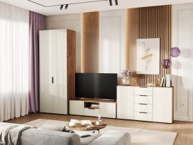 Модульная стенка Соната в Листвянском - listvyanskij.mebel-nsk.ru | фото