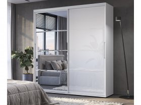 Шкаф-купе Крафт-6 2,0м (белый) в Листвянском - listvyanskij.mebel-nsk.ru | фото